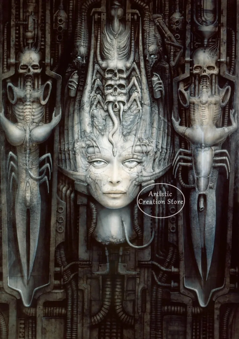 

Печать на холсте Hr Giger Li II