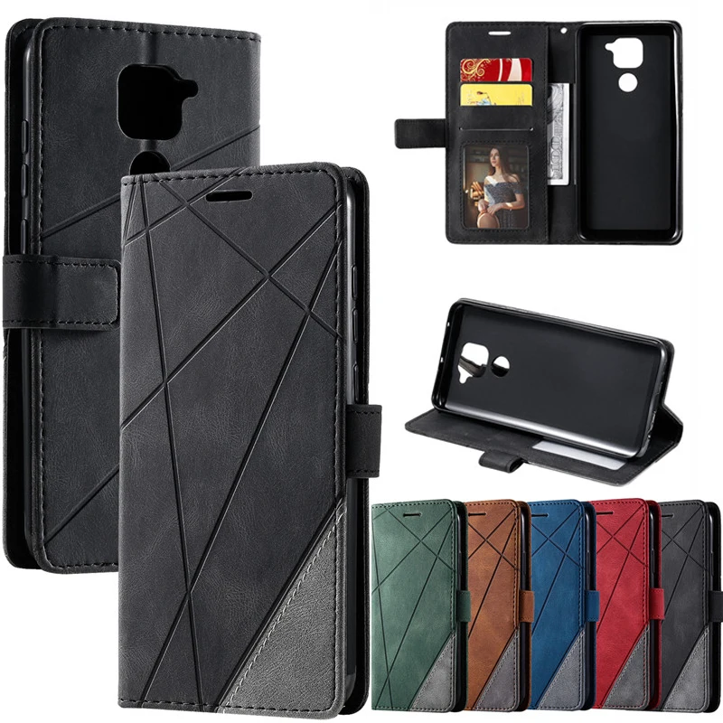 

Etui on For Moto G Stylus 5G Leather Wallet Case For Moto G Stylus 5G GPower GPlay (2021) Moto G 5G Plus G Power Capa Flip Cover