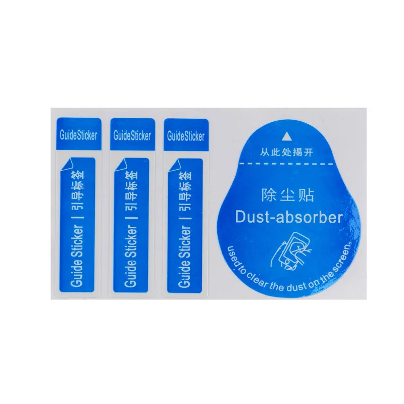 ZUCZUG NEW 5PCS Tempered Glass Phone LCD Screen Protector Dust Removal Dry Wet Cleaning Wipes Paper Tools Set Alcohol Package