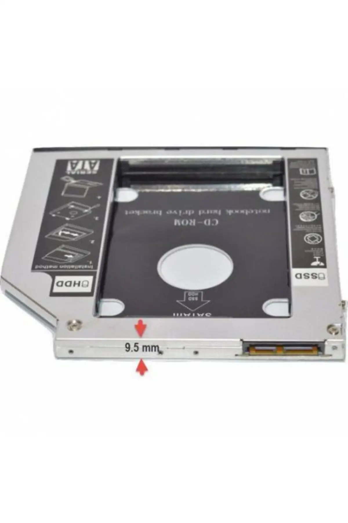 

9,5 мм Sata Hdd Caddy Ssd sid жесткий диск сменный Cdrom