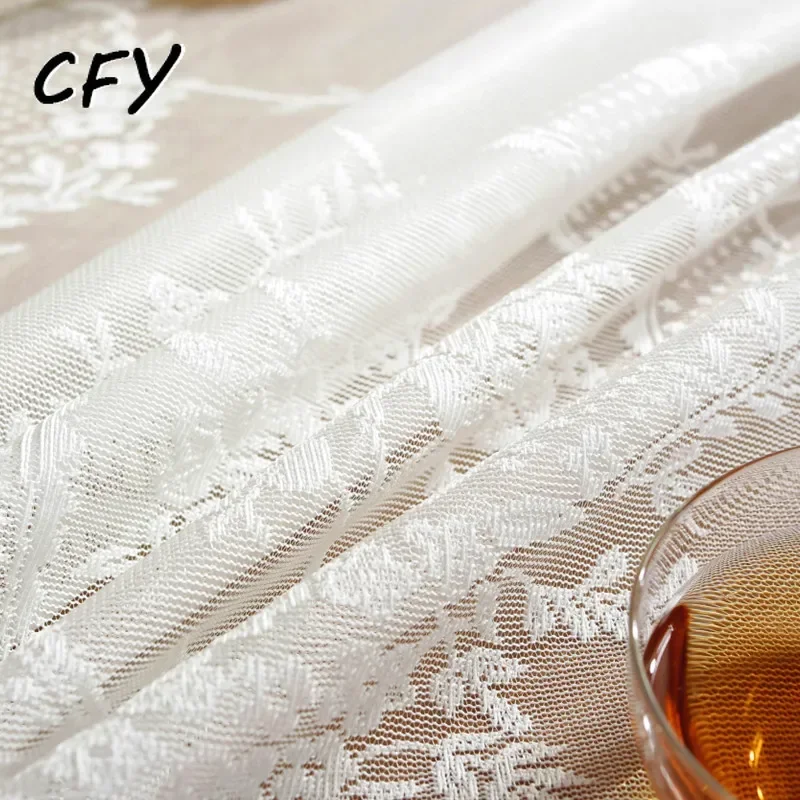 Бежевая хлопковая скатерть CFY Home