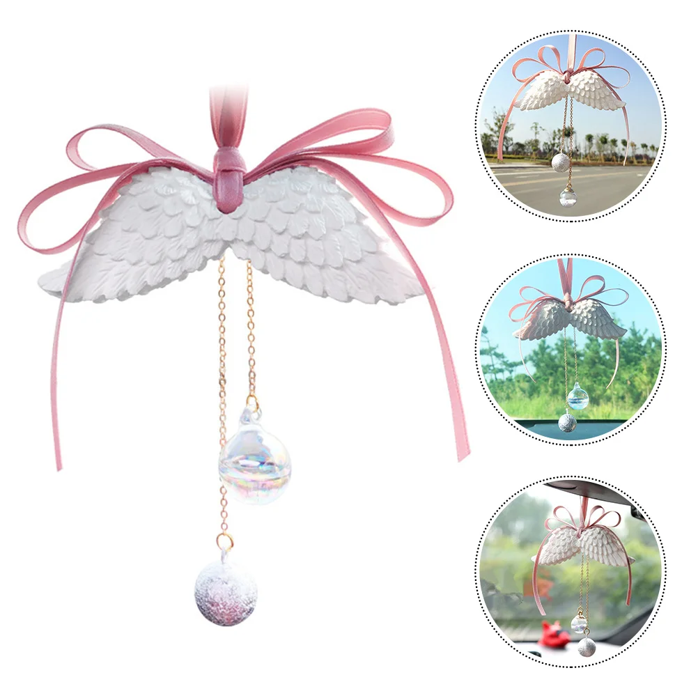 

Car Decoration Accessory Accessories Automotive Perfume Pendant Rear View Mirror Hanging Ornament Wing