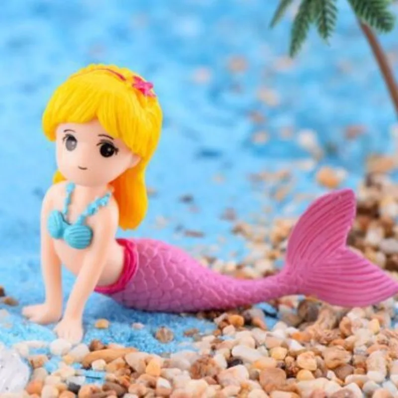 Мини фигурки русалок из пластика
