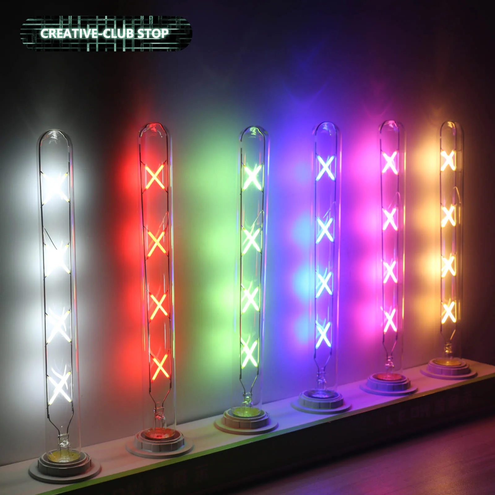 8 Вт T300 Ретро Лампа Эдисона 220 В E27 Трубка Винтажное Стекло Домашний Декор