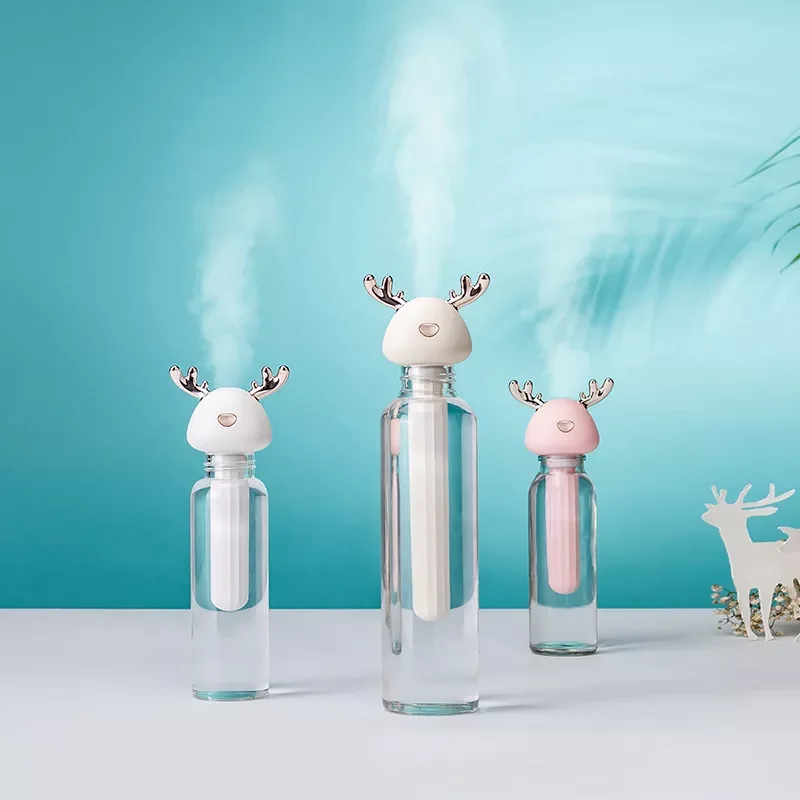 

Portable Air Humidifiers Aroma Essential Oil Diffuser USB Mist Maker Fogger Car Purifier for Home Office Car