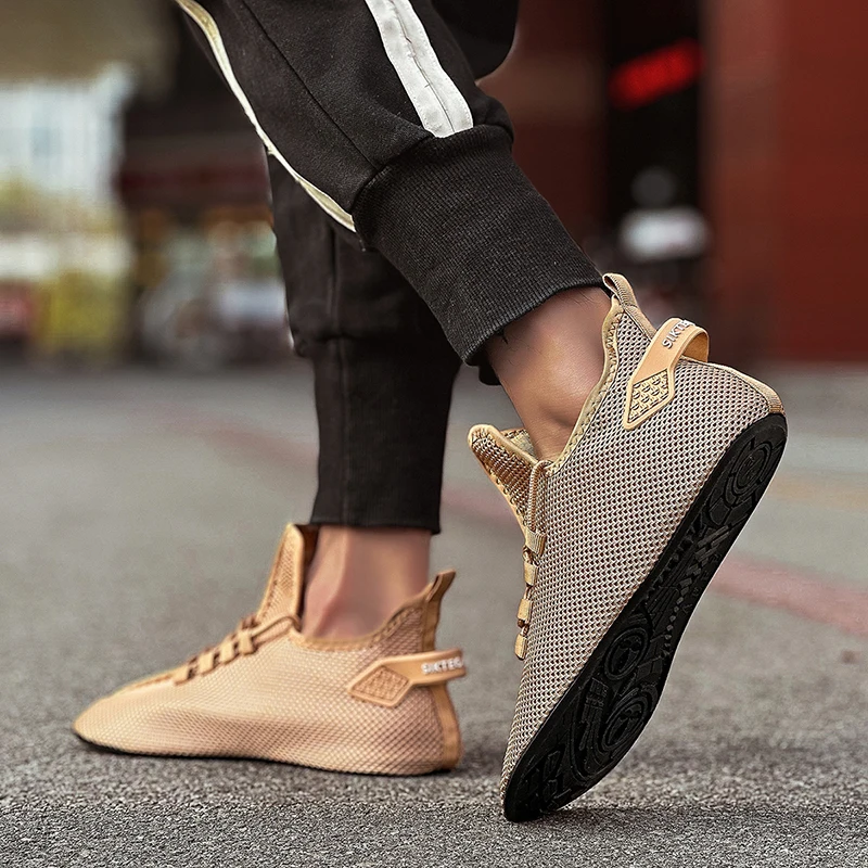 Кроссовки YRZL мужские сетчатые легкие Нескользящие удобные Повседневная