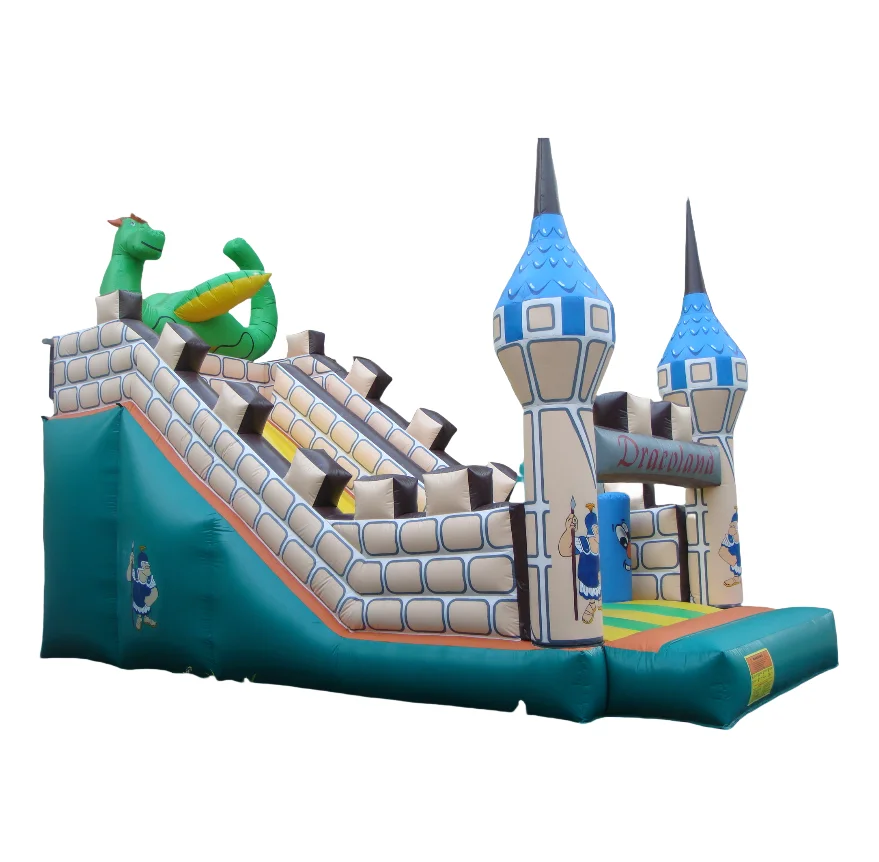Надувные горки в стиле замка индивидуальный размер сухая горка Castle Bounce House для
