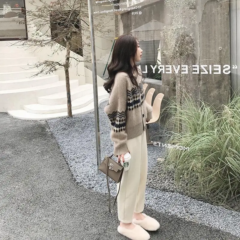 

Autumn And Winter New Vintage Cardigan Coat, Female, Loose And Lazy, With Sweater Inside, Japanese Knit, Autumn And Winter Outer