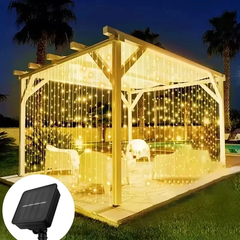 

Солнечные гирлянды LED 100/200/300 шт., белый/цветной/теплый белый