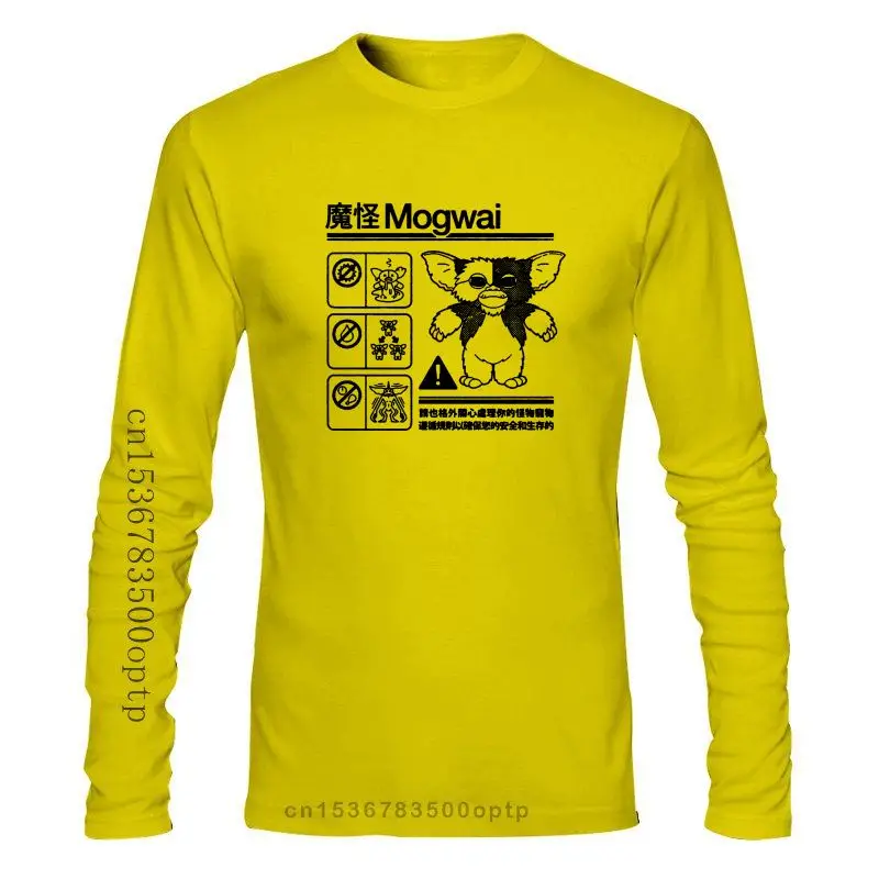 

Man Clothing New Gremlins Mogwai Instructions t-shirt Men t-shirt Summer t-shirt
