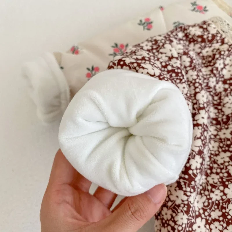 Детский флисовый пуховик с длинным рукавом на возраст 0-3 года