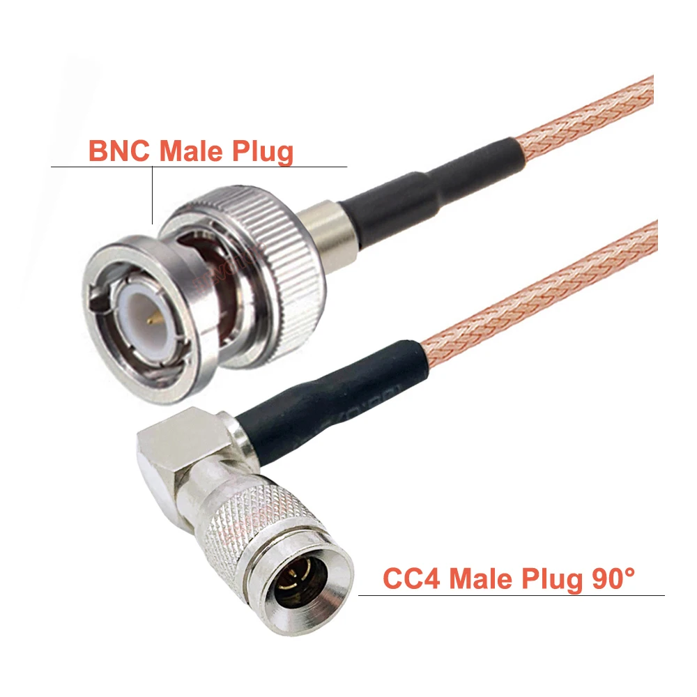 CC4 DIN 1 0/2 3 Mini BNC прямой угол к штекер/гнездо 75 Ом RG179 Pigtail HD SDI кабель для шаттла Blackmagic