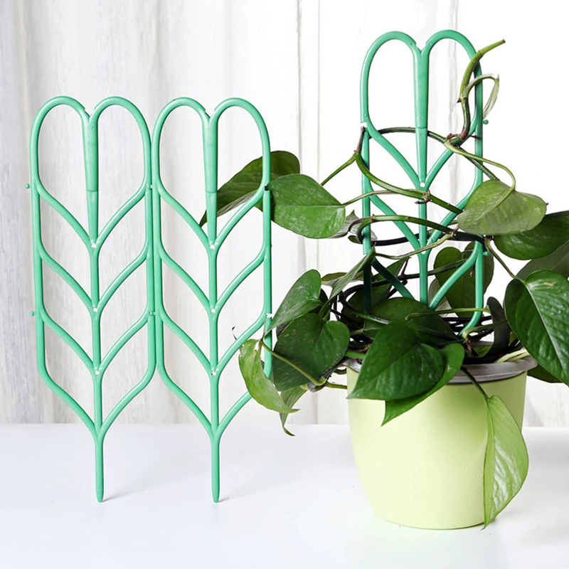 

Lattice Flower Stand Plant Climbing Frame Indoor Chinese Rose Vine Stand Flower Pot Gardening Plastic Inserts 6 Pcs