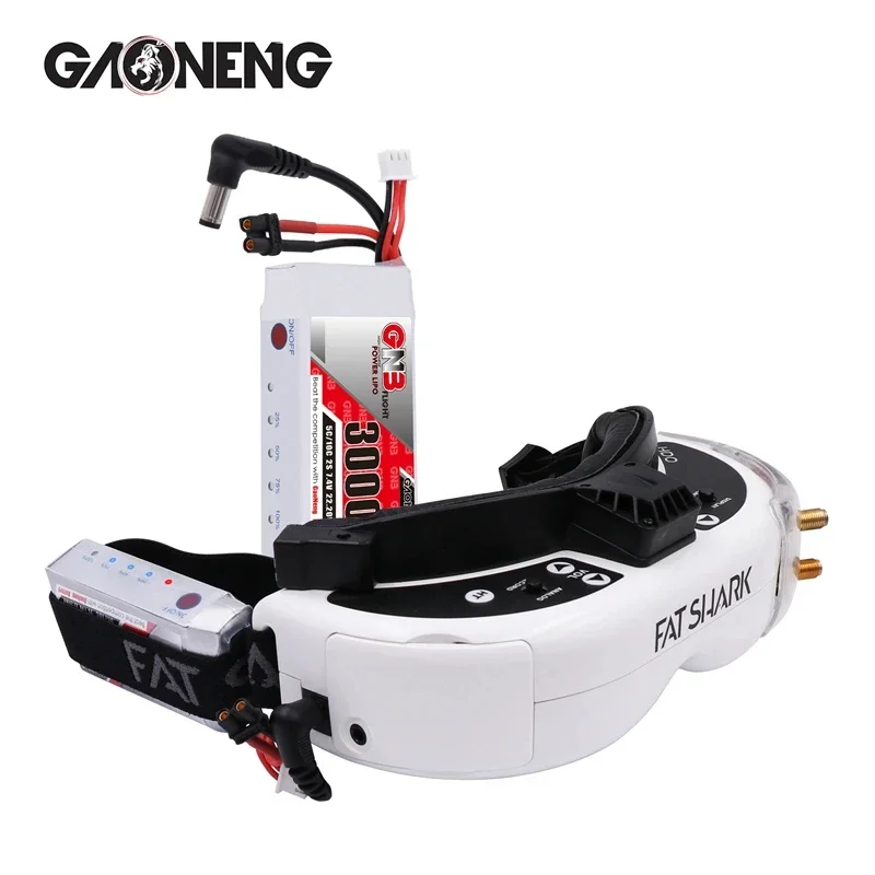 GNB 3000MAH 2S 5C 7 4V Lipo аккумулятор + индикатор зарядного устройства для очков Fatshark Dominator