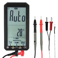 professional 6 in 1 t rms digital multimeter voltage current resistance frequency capacitance temperature tester with probe