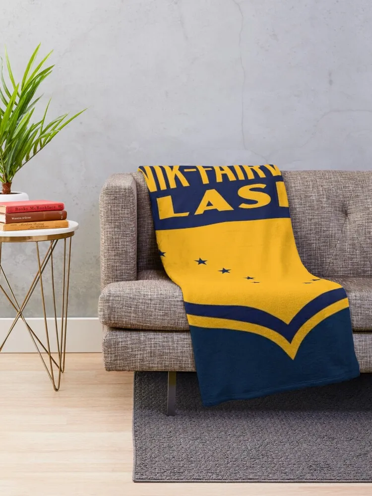 Knik-Fairview Alaska Retro Star Shield (синее) пледы Nap Moving для дивана Одеяла
