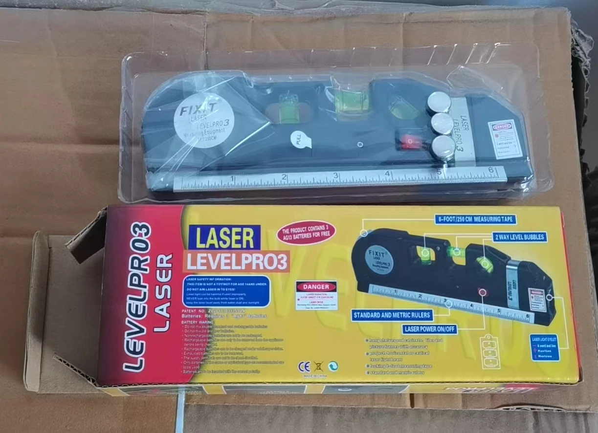 XJP Tools Многоцелевой лазерный уровень линейки роликовая лента 5 м линейка для