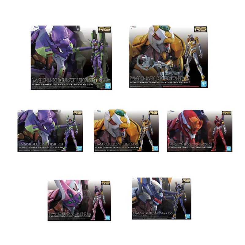 

All Kinds Of Bandai NEON GENESIS EVANGELION Rg 144 Evangelion-02 1 6 Assembly Action Model Anime Figure Brinquedos Toys Gift