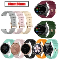 for 18mm 20mm soft silicone sports strap for huawei watch 2gt 2 for garmin vivoactive 3 strap amazfit gtr 42mm gts 2e bracelet