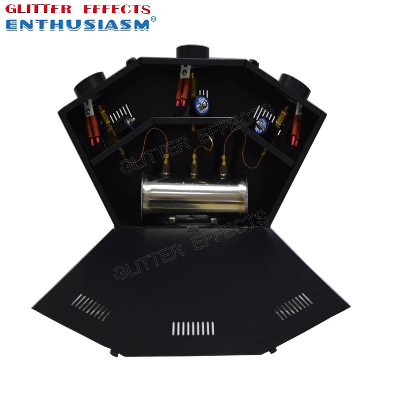 

dmx dj stage effect equipment 3 jet head spray fire flame projector