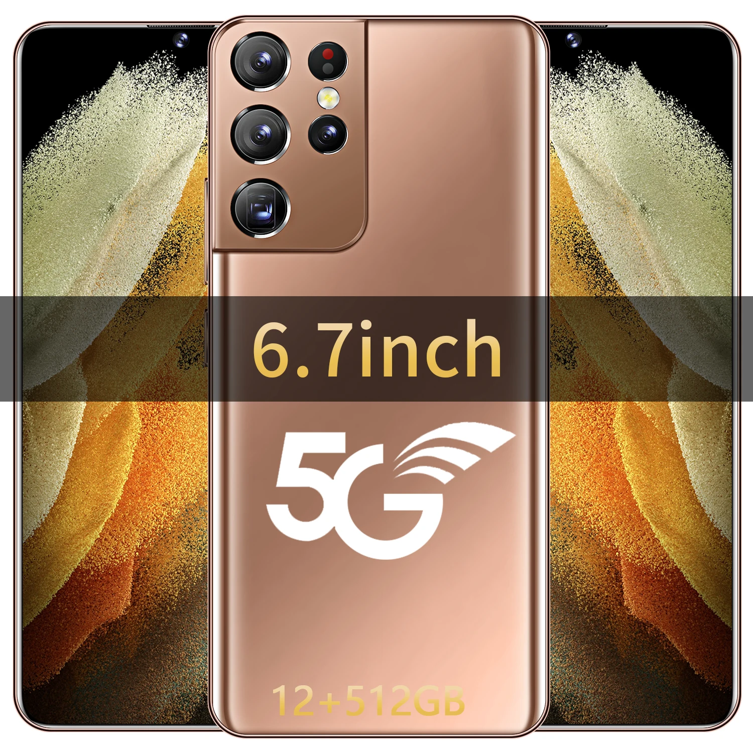 

Global Version S21 5G 6.7 Inch 12GB+256GB Smartphone 6800mAh 24MP+32MP Unlock Mobile Phones Smart Phone Global Version