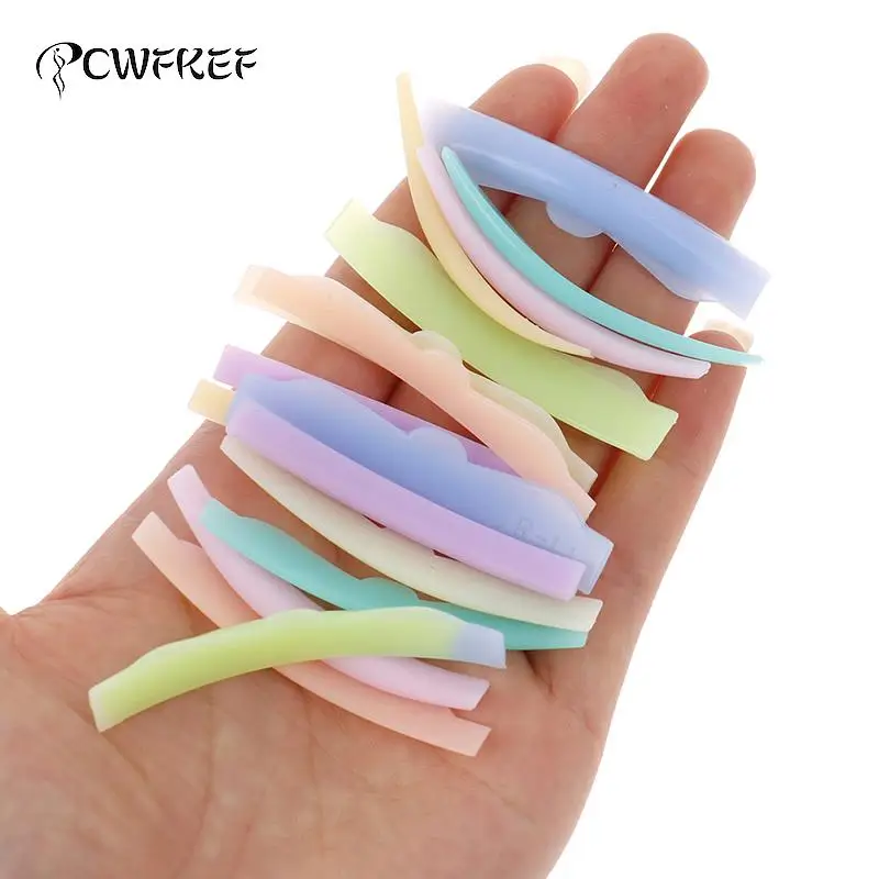 

8Pairs Eyelash Perming Pad Silicone Eyelashes Perming Curler Reusable Lash Lift Shield Pads For Perfect Lasting Eyelash Lifting