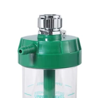 dry humidifier bottle 200ml with indication line compatible with o2 pressure gauge regulator plastic 367d