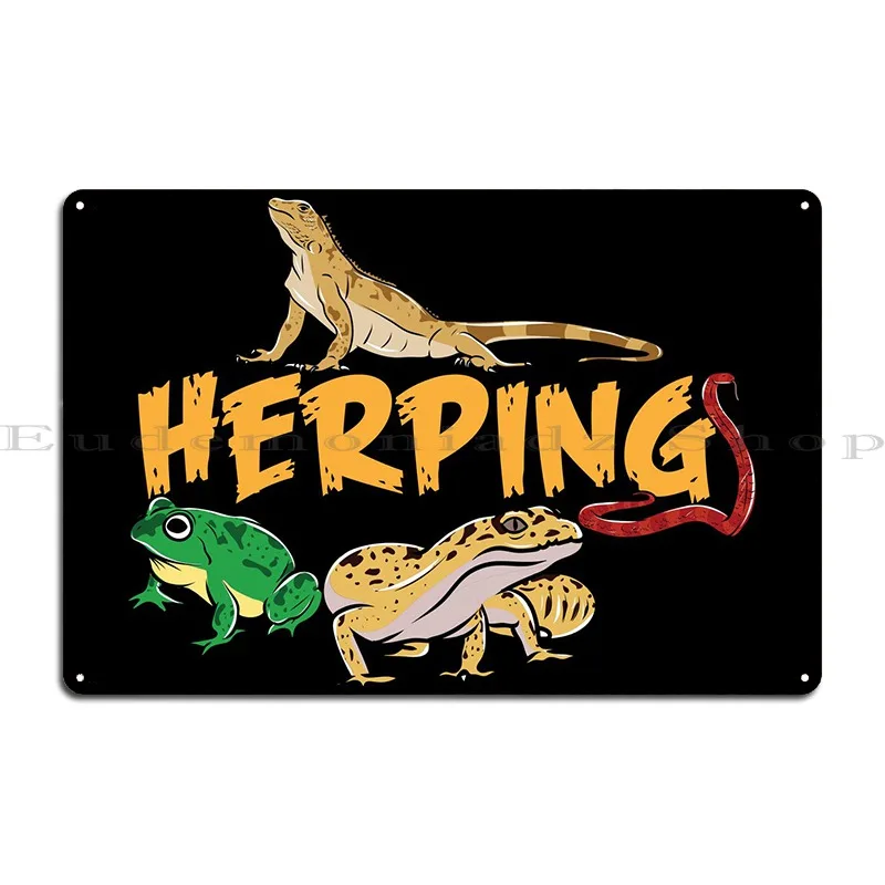 Металлический плакат для рептилий Herpetology создайте гараж Клуб Bar Club вечерние