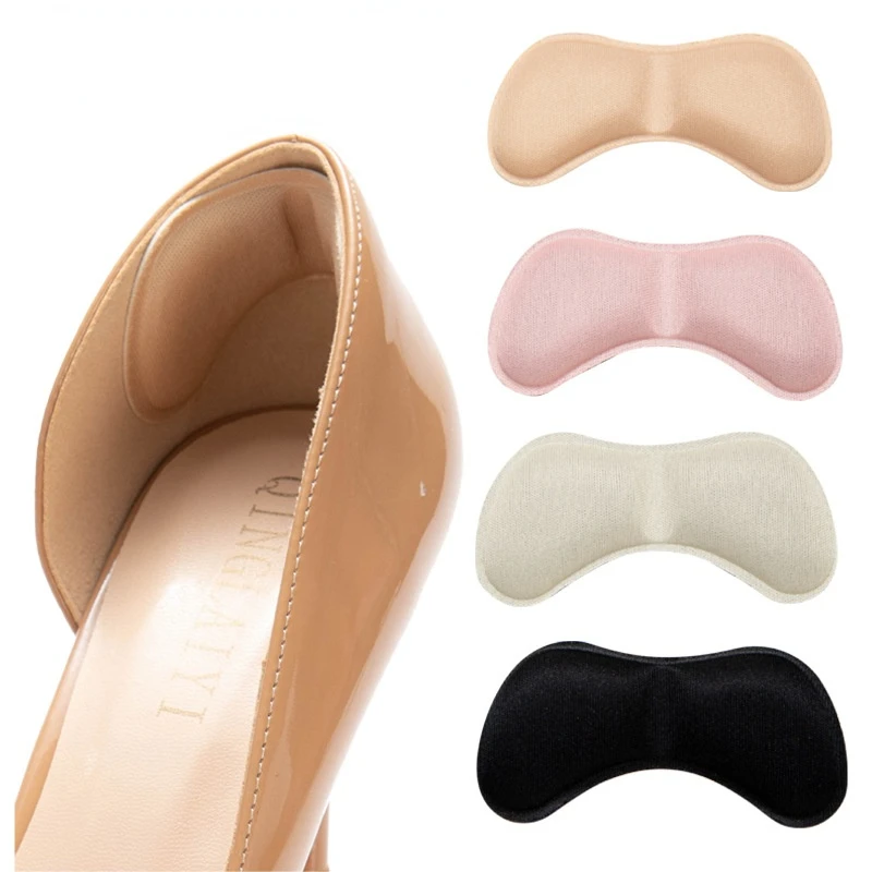 

4D Sponge Heel Pad Heel Sticker Thickened Anti-wear Foot Invisible Anti-drop Heel High-heeled Insole Men and Women Heel Stickers