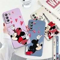 disney mickey mouse london for samsung galaxy s21 s22 pro s20 fe s10 note 20 10 plus lite ultra liquid left rope phone case