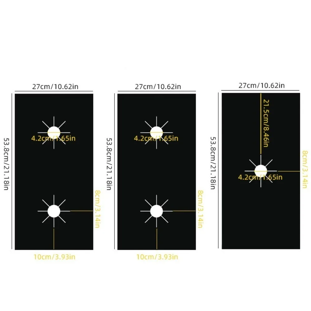 

Защитная накладка для газовой плиты 1/3/4 шт.