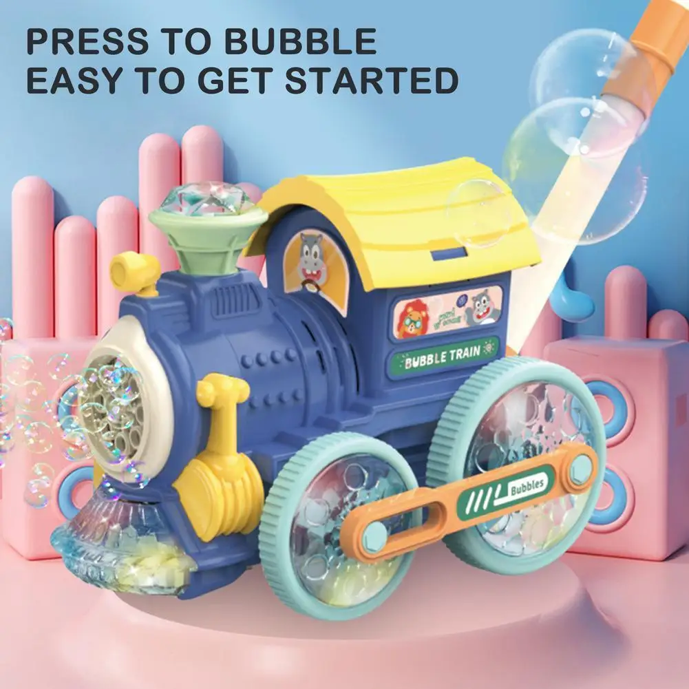 Pony Trolley Automatic Bubble Machine Charging Electric Bubble Blowing Machine