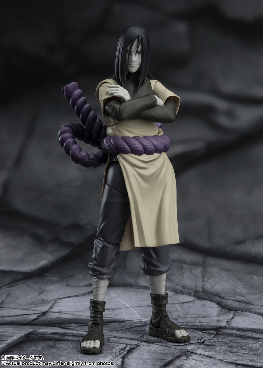 Фото Горячая распродажа! В наличии! Фигурка Bandai SHFiguarts Наруто: Орочимару — искатель истины, стремящийся к вечности. Аниме-модель, подарок. №4