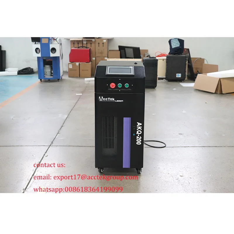 Easy Operate Pulse Fiber Laser Cleaning 200W 300W 500W Pulsed