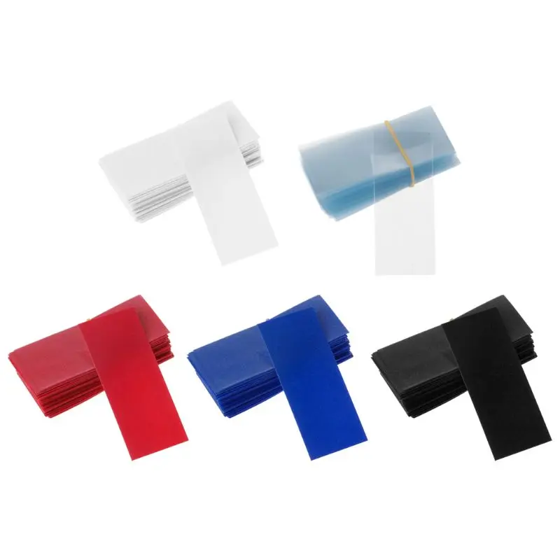 

100 Pcs 18650 Battery Heat Shrinkable Sleeve Assorted Battery Shrink Film