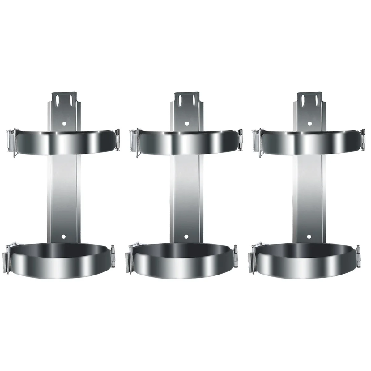 

3pcs Fire Extinguisher Metal Bracket, Heavy Duty Universal Fire Extinguisher Wall Hook Mount Bracket For Car Home Store Cars