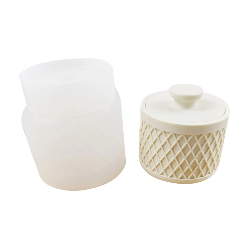 

DIY Epoxy Crystal 3D Anniversary Candle Cup Jar Storage Box Mold for Soap Candle Holder DIY Jewelry Storage Home Decor