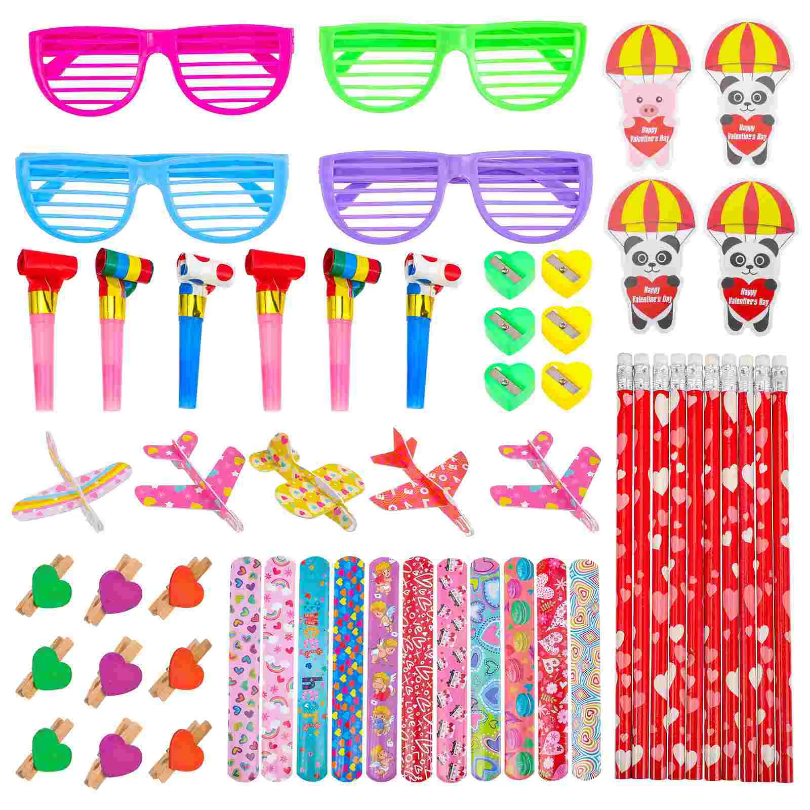 

Valentines Day Party Exchange Classroom Stationery Goodies Valentine Gifts Kids Class Heart Toy Stickers Love Wedding Toys Gift