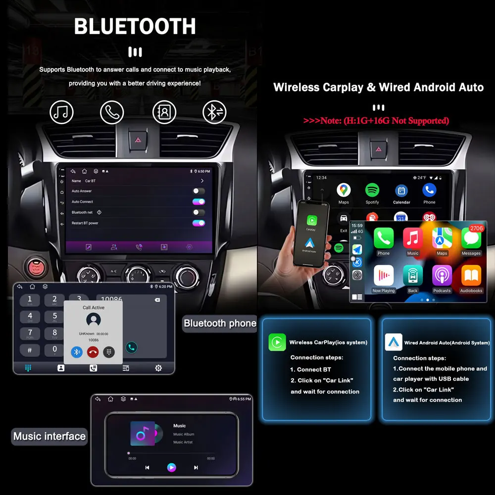 Android 16 для Seat Leon MK3 2012-2018 (праворульные модели) GPS-навигация, автомобильная мультимедийная система, DSP, стерео, Wi-Fi+4G, Bluetooth (art.: 3920d91c876bf) - 3920d91c876bf