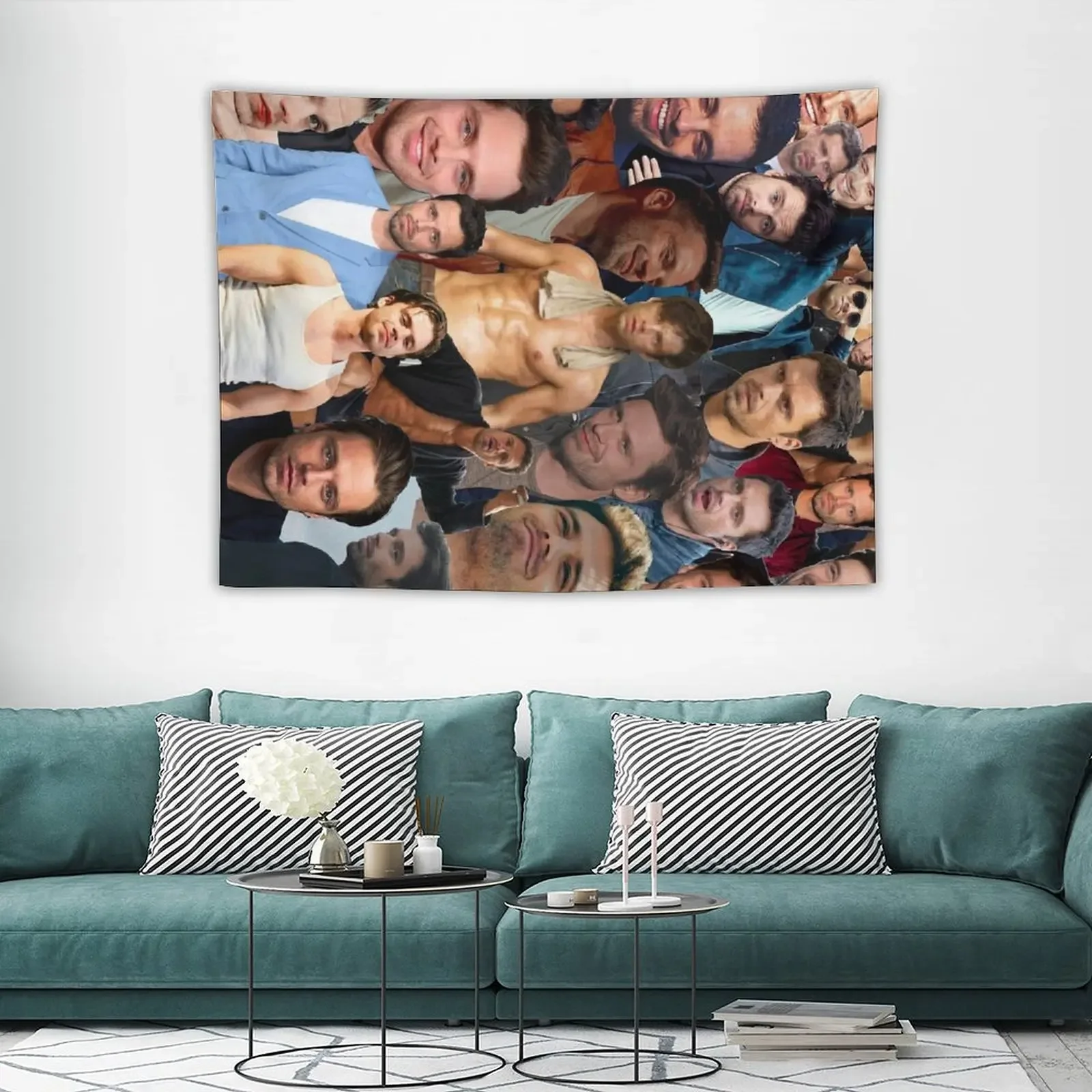 Себастьян Стэн фото коллаж гобелен настенный Декор украшение для дома с