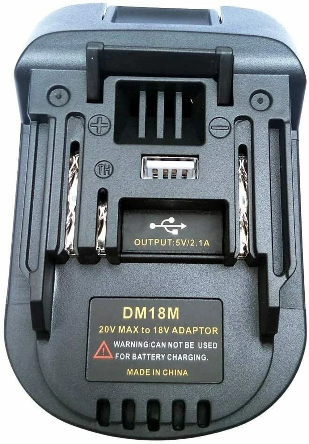 DM18M Battery Convertor Adapter for Milwaukee 18V for Dewalt 20V Battery Convert to for Makita 18V BL1830 BL1850 Batteries enlarge