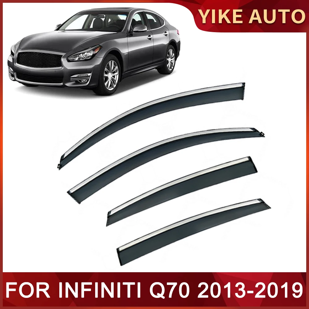 Для Infiniti Q70 Y51 SWB 2013-2019 окна автомобиля козырек от солнца и дождя козырьки щит