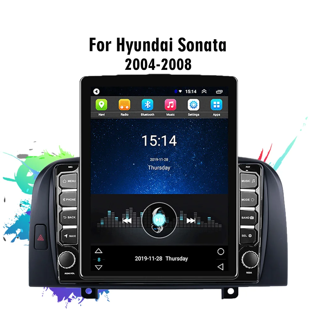 

2 Din 9.7" Tesla Screen 4G Carplay Android Autoradio For Hyundai Sonata 2004-2008 Car Multimedia Player GPS Navigator Stereo