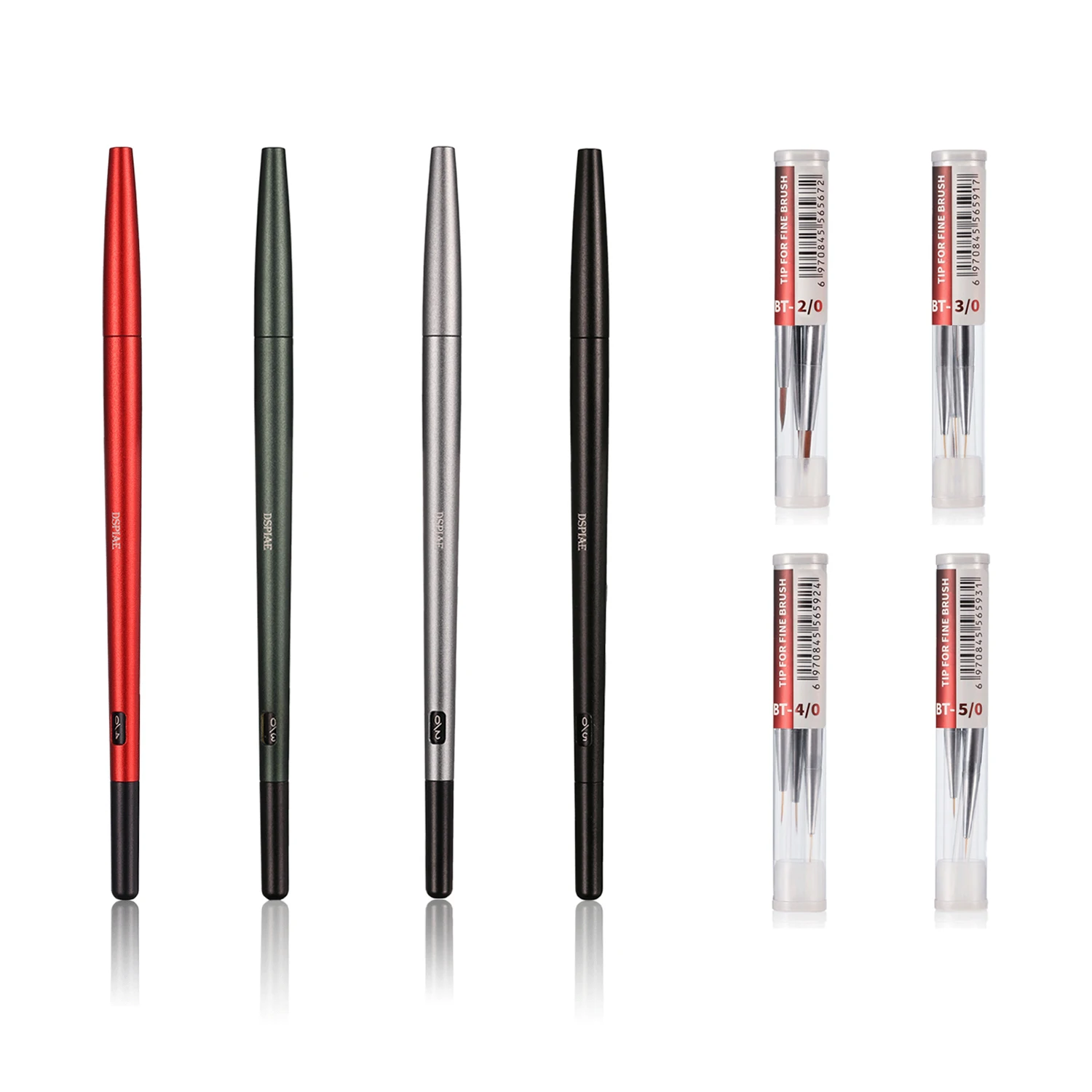 

DSPIAE алюминиевая сменная тонкая щетка с тонким наконечником