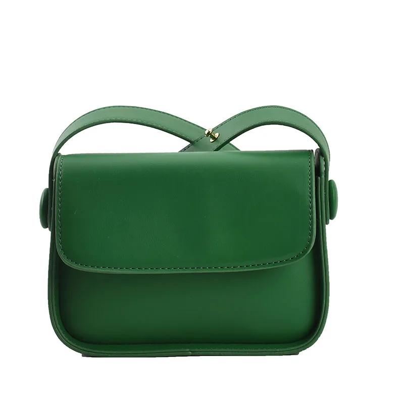 

Solid Color PU Leather Saddle Small Shoulder Crossbody Bags For Women 2022 Women's Designer Handbag Female Travel Small Flap Bag