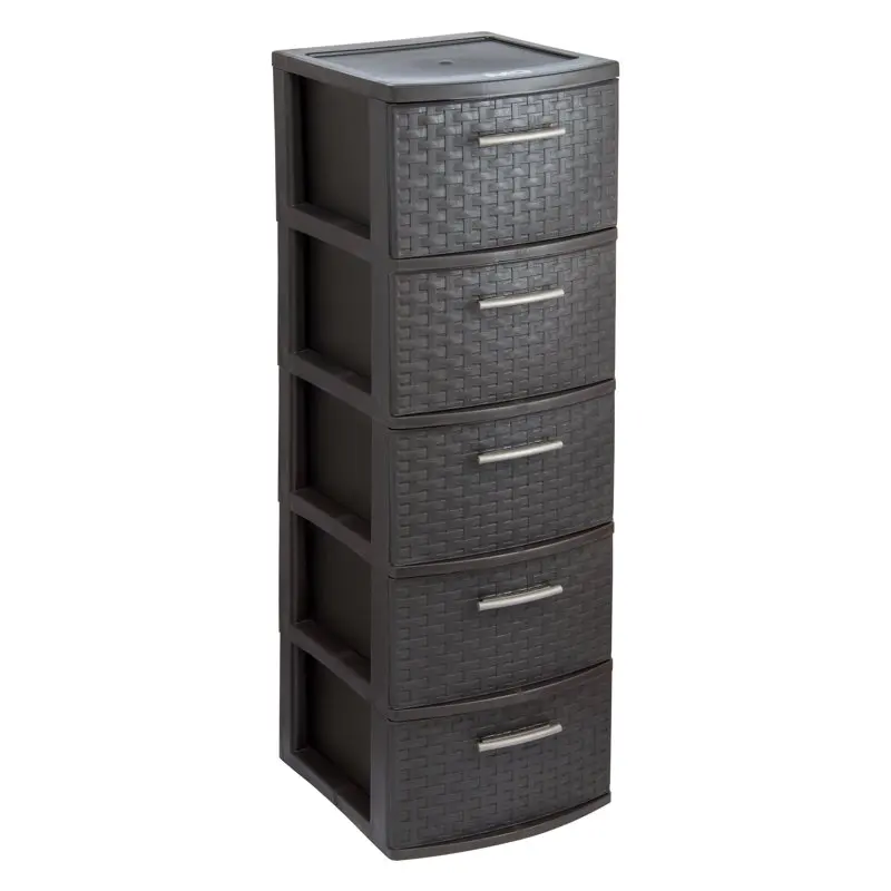 

INFINITY 5-Drawer Storage Cabinet 13"W, Espresso