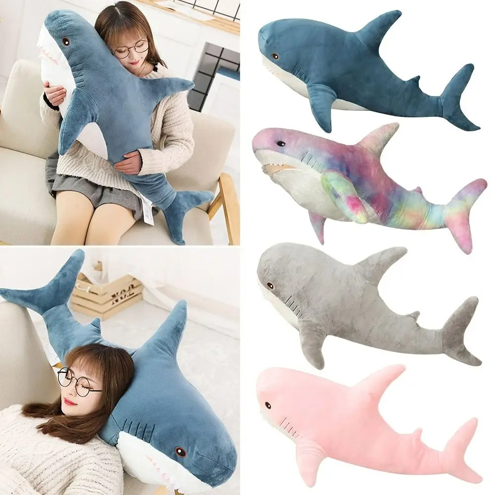 

Girl Friend PP Cotton Fill Sofa Cushion Home Decor Plush Toy Shark Pillow Soft Toy Animal Doll
