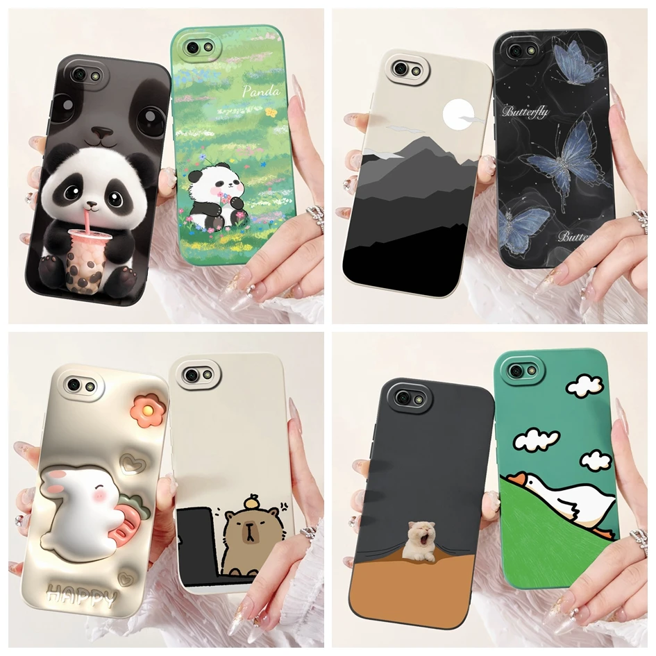 For Xiaomi Redmi Note 5A Prime Case Note5A Silicone Cover Cartoon TPU Phone 5 A Bumper