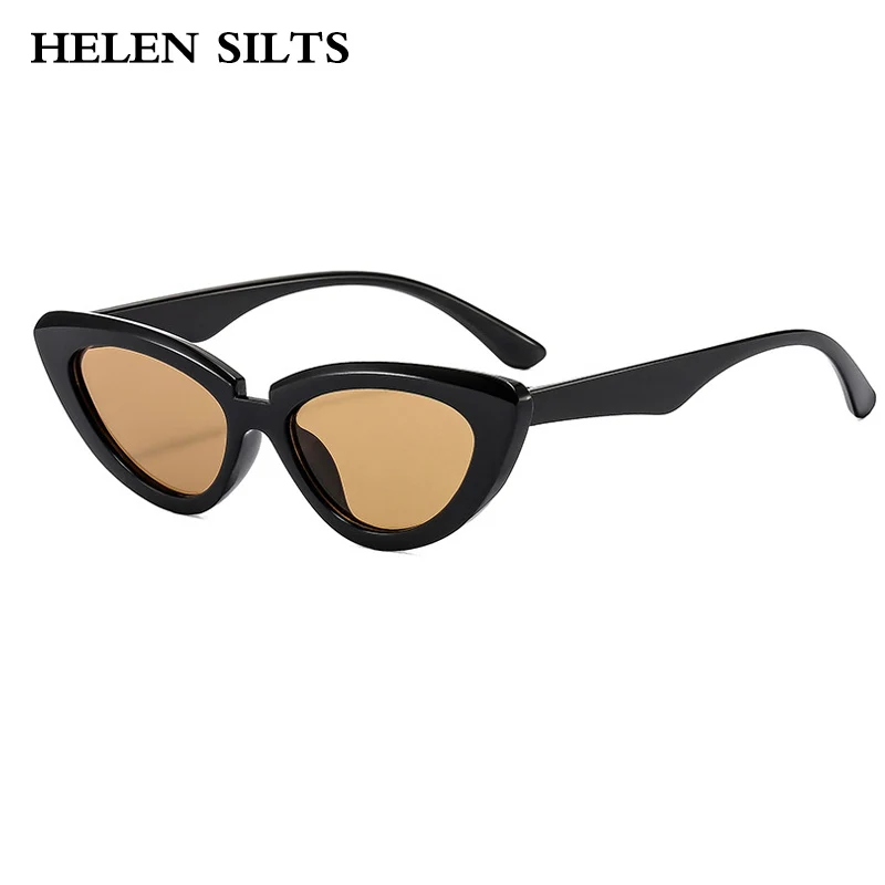 Винтажные солнцезащитные очки кошачий глаз модные с леопардовым узором