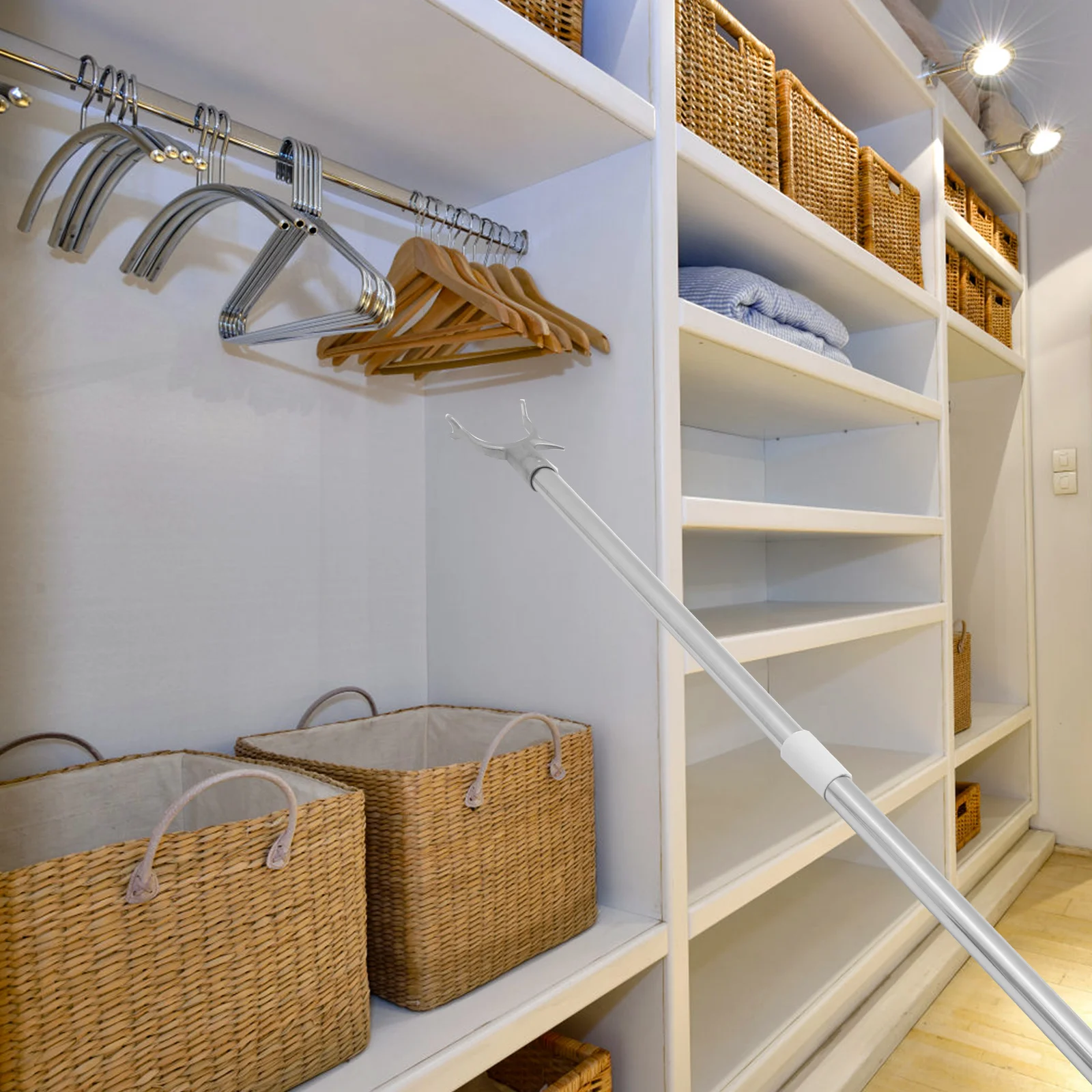 Регулируемый стержень для одежды штанги уличная веревка белья нержавеющая сталь